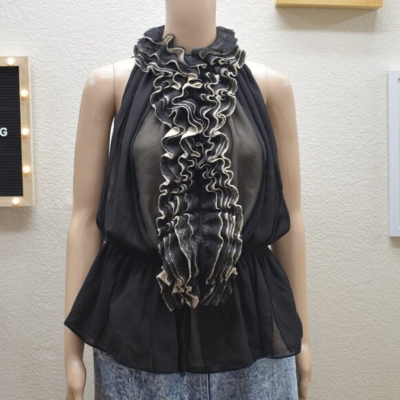 Robert Rodriguez Layered Ruffle Top - Picture 3 of 7